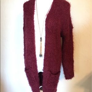 🌹 Burgandy Cardigan